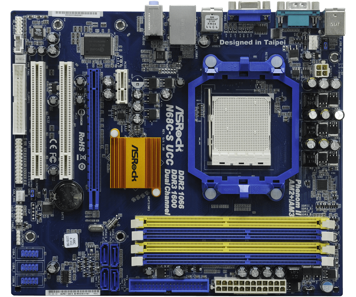 Asrock n68c s ucc зависает